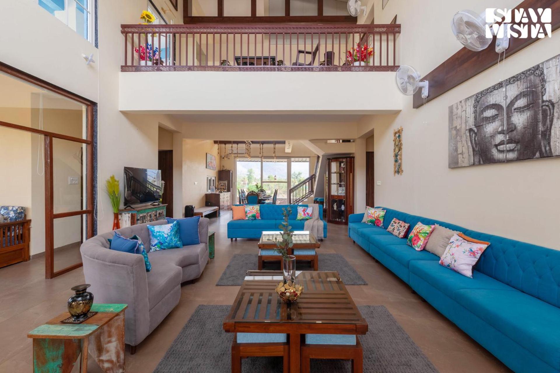 Stayvista'S Hillside Meadows - Mountainside Retreat With Farm View, Pool & Deck, Lawn & Gazebo Chinchavli Exteriör bild