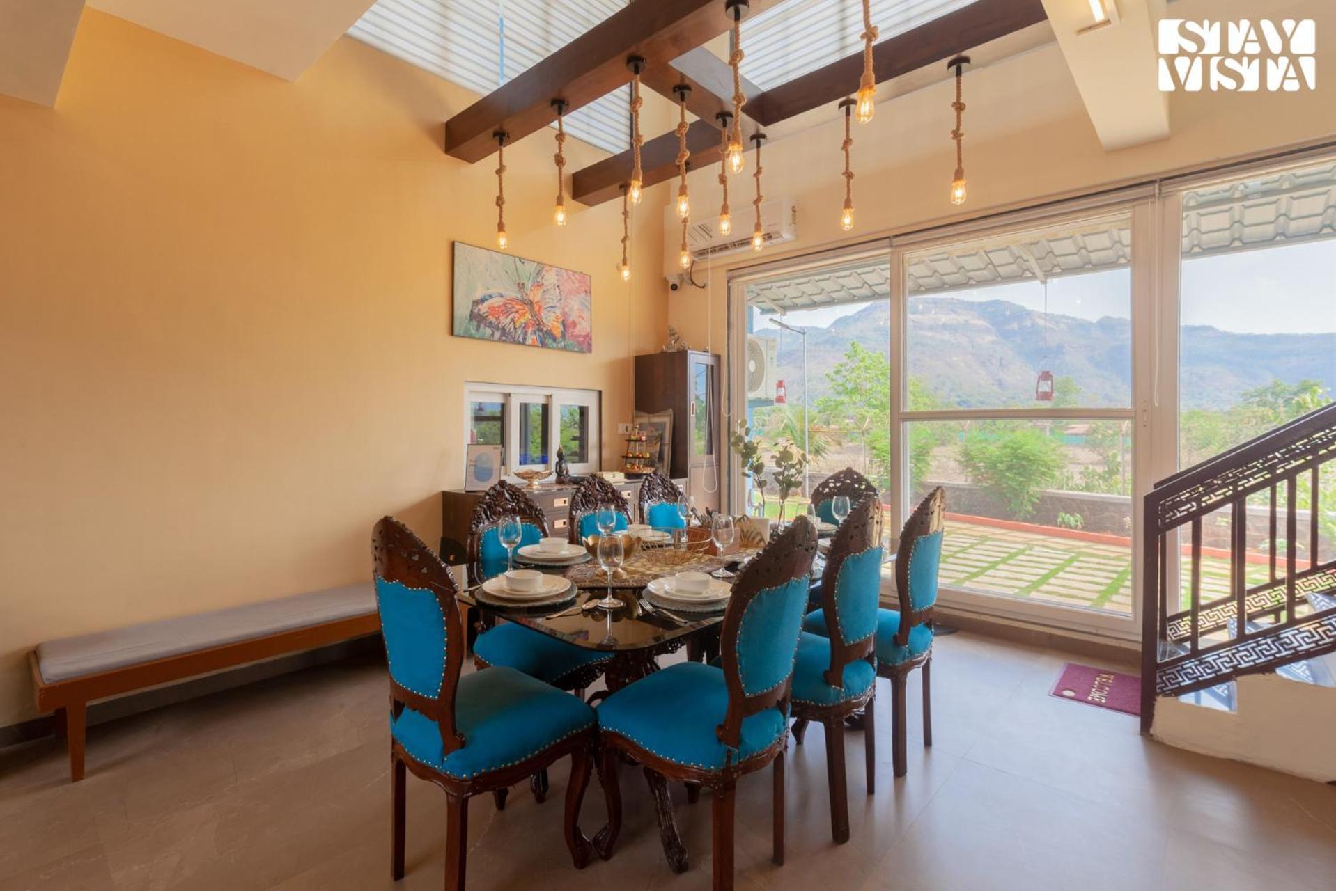 Stayvista'S Hillside Meadows - Mountainside Retreat With Farm View, Pool & Deck, Lawn & Gazebo Chinchavli Exteriör bild